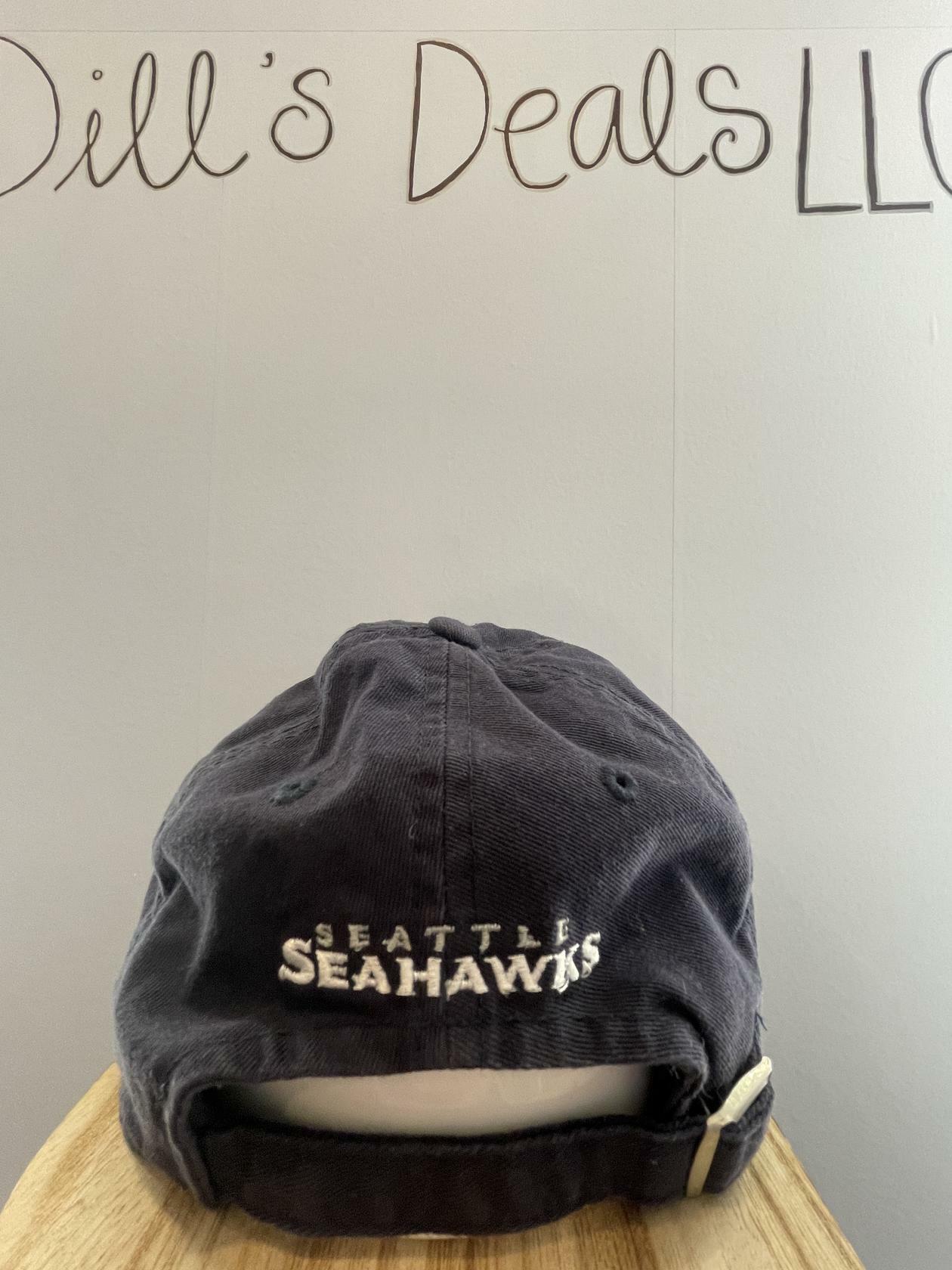 Gorra ajustada de franquicia de ropa del equipo de la NFL de los Seattle Seahawks, azul marino para jóvenes: muy buena