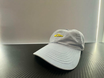 DRAKE WATERFOWL DUCK HEAD DH LOGO COTTON TWILL BALL CAP HAT ADJUSTABLE Baby Blue - Very Good