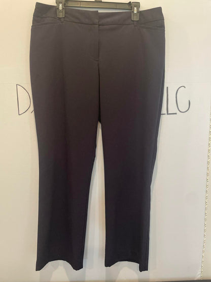 WORTHINGTON Perfect Trousers Curvy Fit Dark Navy Dress Pants - Women's Size 16 - Very Good