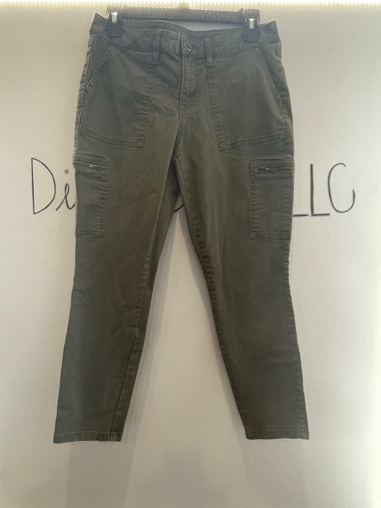 Ana A New Approach Petite 29/8P Skinny Ankle Army Green Pants - Very Good