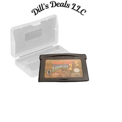 Donkey Kong Country 2 for Nintendo Gameboy Advance & Clear Protective Case