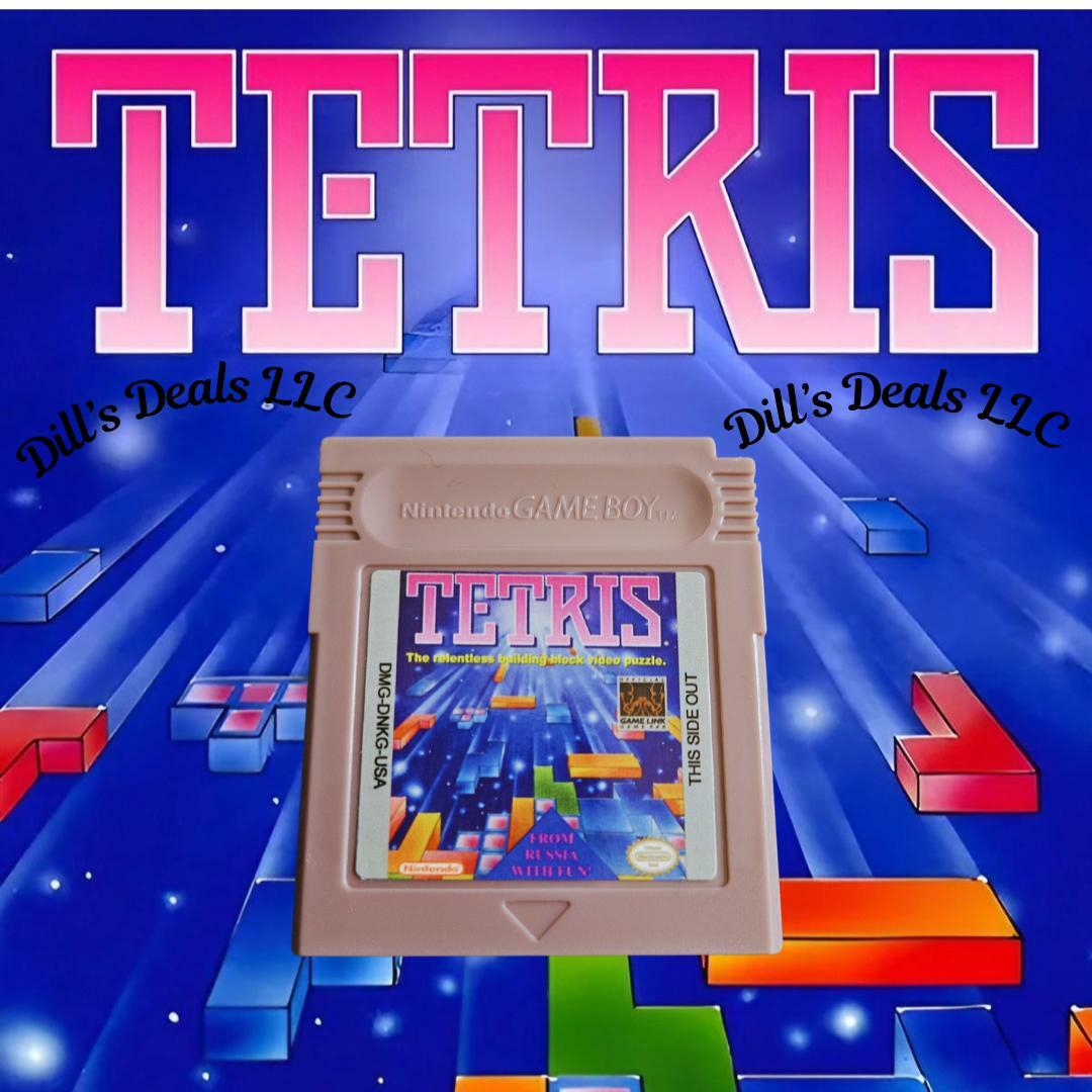 Tetris DX GBC for Nintendo Gameboy Color & Clear Protective Case