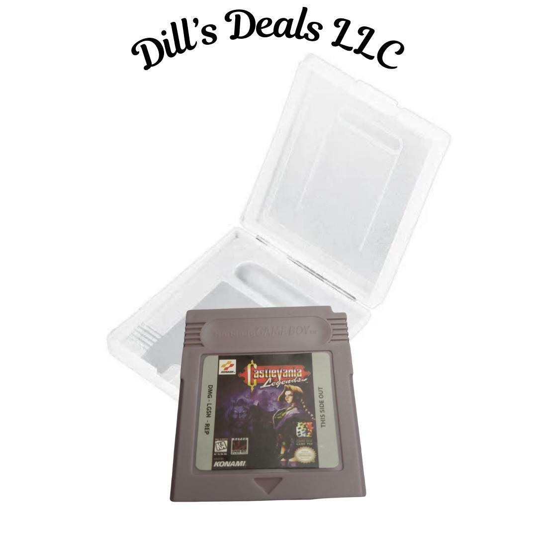 Castlevania Legends GBC for Nintendo Gameboy Color & Clear Protective Case