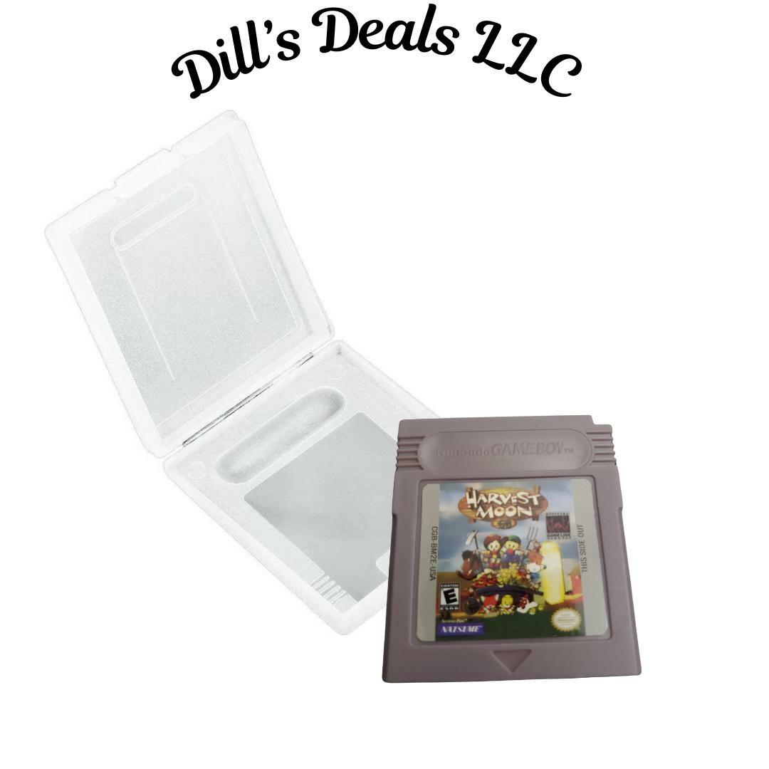 Harvest Moon gb GBC for Nintendo Gameboy Color & Clear Protective Case