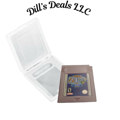 The Legend of Zelda Oracle of Ages GBC for Nintendo Gameboy Color & Clear Protective Case