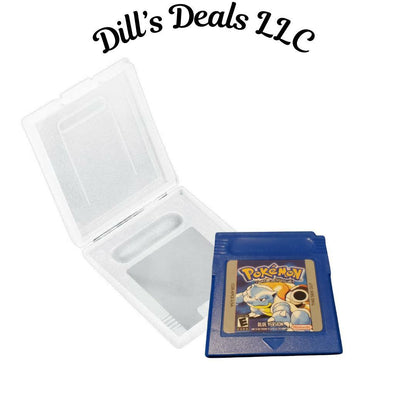 Pokemon Blue Version GBC for Nintendo Gameboy Color & Clear Protective Case