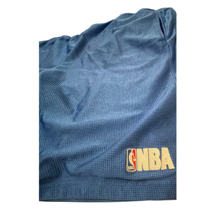 Vintage NBA Elevation Blue 90's Embroidered Logo Basketball Shorts Men's Size XL - Very Good