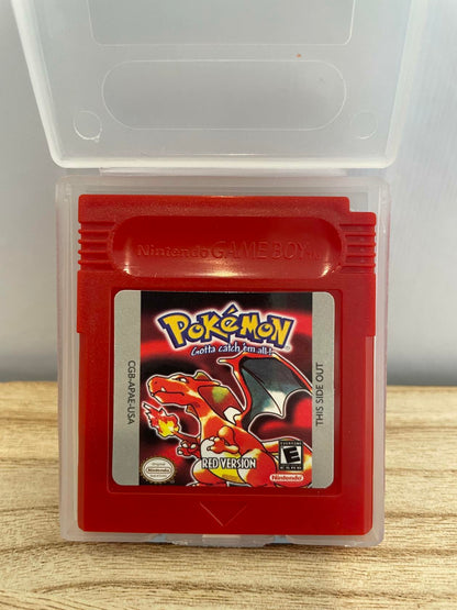 Pokemon Red Version GBC Cartridge New Gameboy Color Retro Video Game