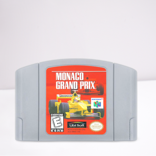 Monaco Grand Prix N64 Nintendo 64 Video Game