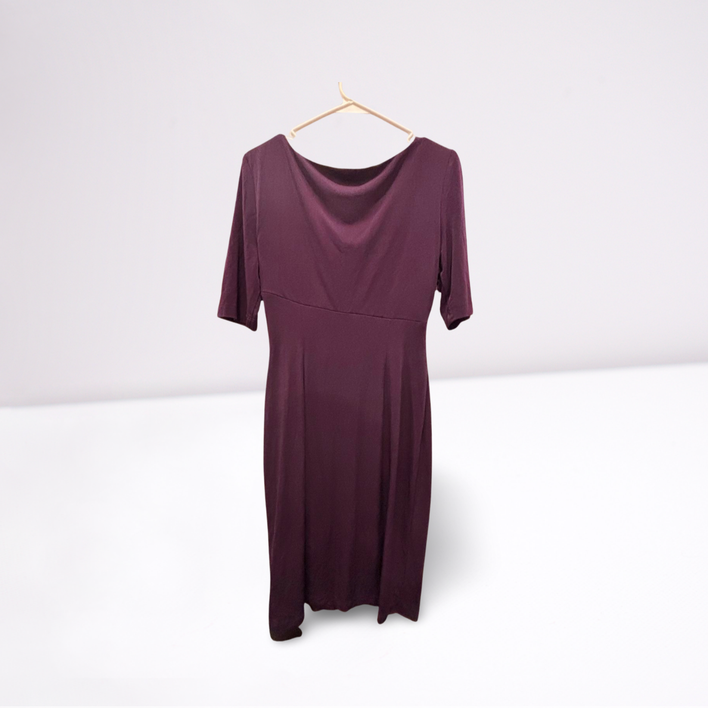 Connected Apparel Women’s Size 8 Fitted Long Sleeve Knee Length Dress