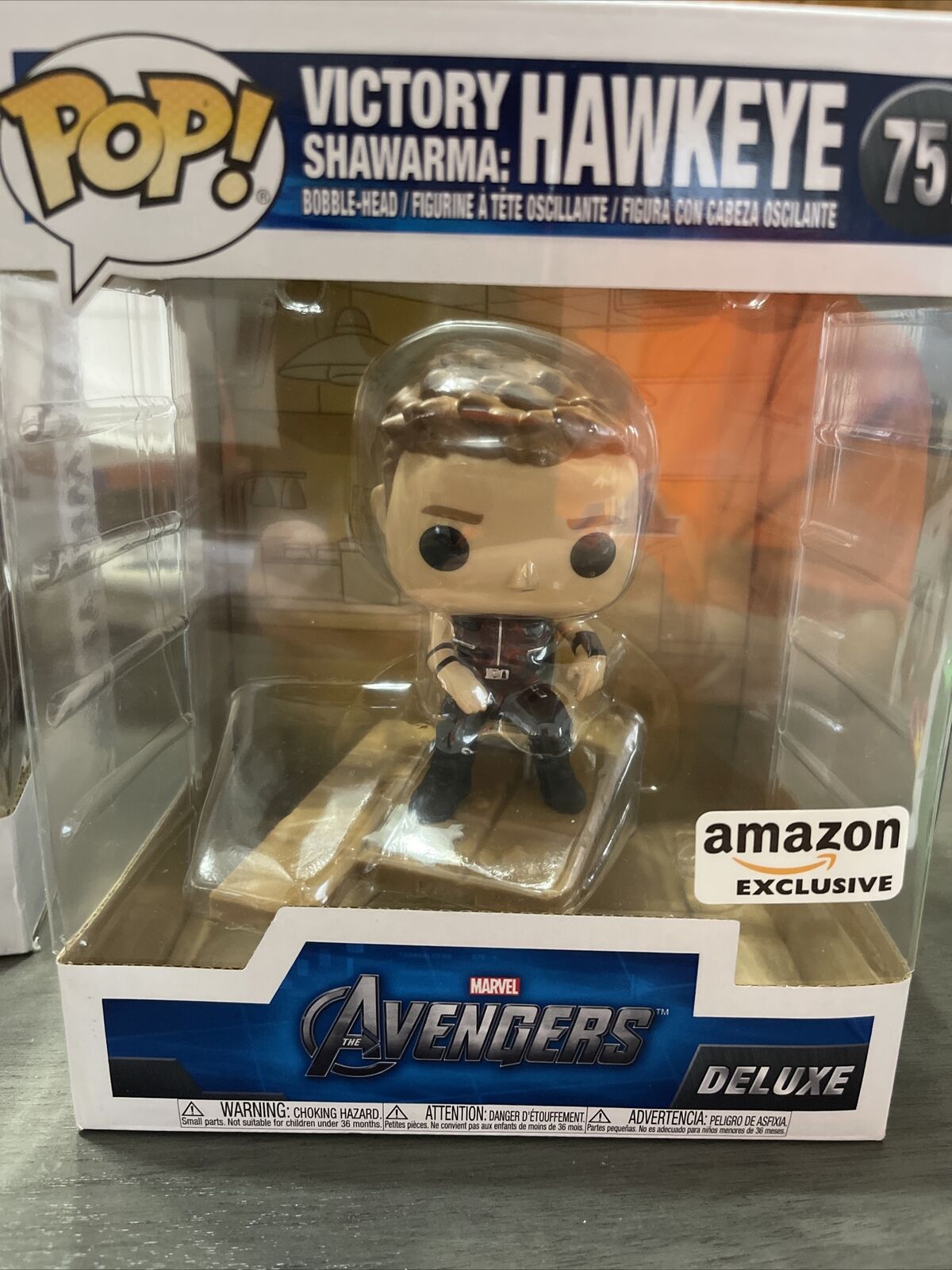 Hawkeye #757 Pop! Deluxe Marvel: Avengers Victory Shawarma Series - Amazon Exclusive, Figure 3 of 6