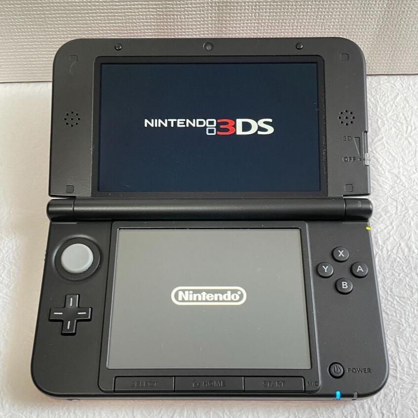 Nintendo 3DS XL Console Black Custom Mods IPS LCD Screen 1280x720 Resolution