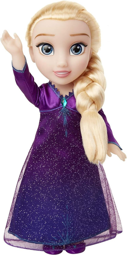 Disney Frozen 2 Elsa Musical Doll Sings Into The Unknown - Features 14 Film Phrases - Dress Lights Up - Ages 3+, 14 in