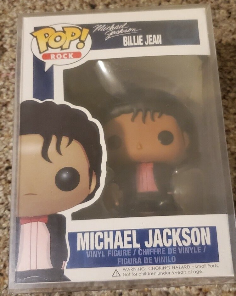 Funko Pop Michael Jackson Billie Jean #22 Pop Rock Edition w/ Pop Protector Classic