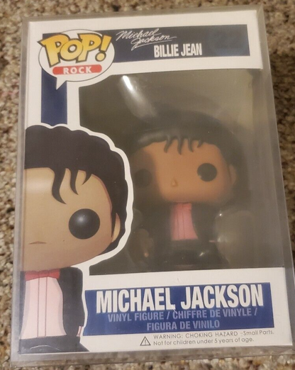 Funko Pop Michael Jackson Billie Jean #22 Pop Rock Edition w/ Pop Protector Classic