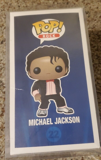 Funko Pop Michael Jackson Billie Jean #22 Pop Rock Edition w/ Pop Protector Classic